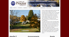 Desktop Screenshot of proctorvermont.com