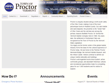 Tablet Screenshot of proctorvermont.com